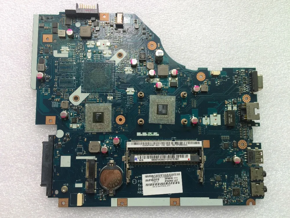 

Бесплатная доставка, материнская плата P5WE6 LA-7092P для acer 5250 5253 для gateway serise с процессором AMD (без порта HDMI)
