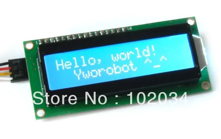 10 шт. x Синий IIC / I2C 1602 Серийный ЖК модуль дисплея|display storage|module mp3display module |