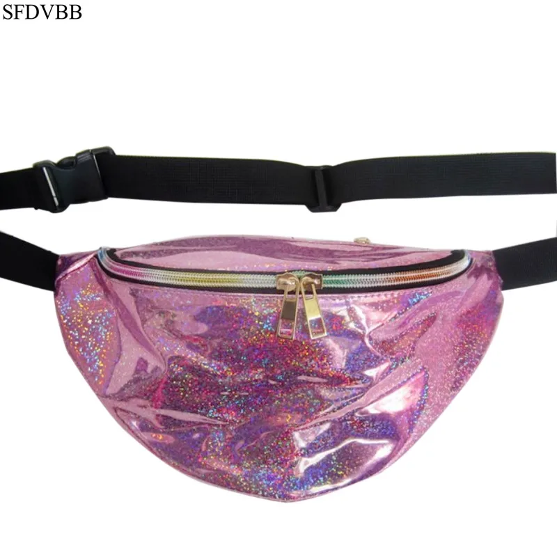 V Waist Bag Сумка-бум поясная сумка для фестиваля кошелек для денег дорожная Праздничная поясная сумка блестящая - Цвет: V Waist Bag