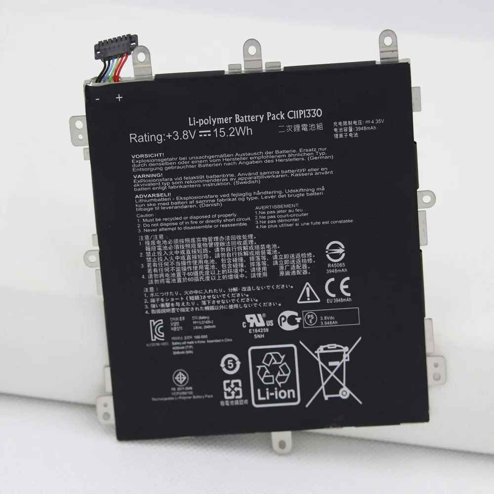 

Аккумулятор высокой емкости C11P1330 для ASUS MeMO Pad 8 ME581C K01H K015 ME8150C, 2 шт./лот