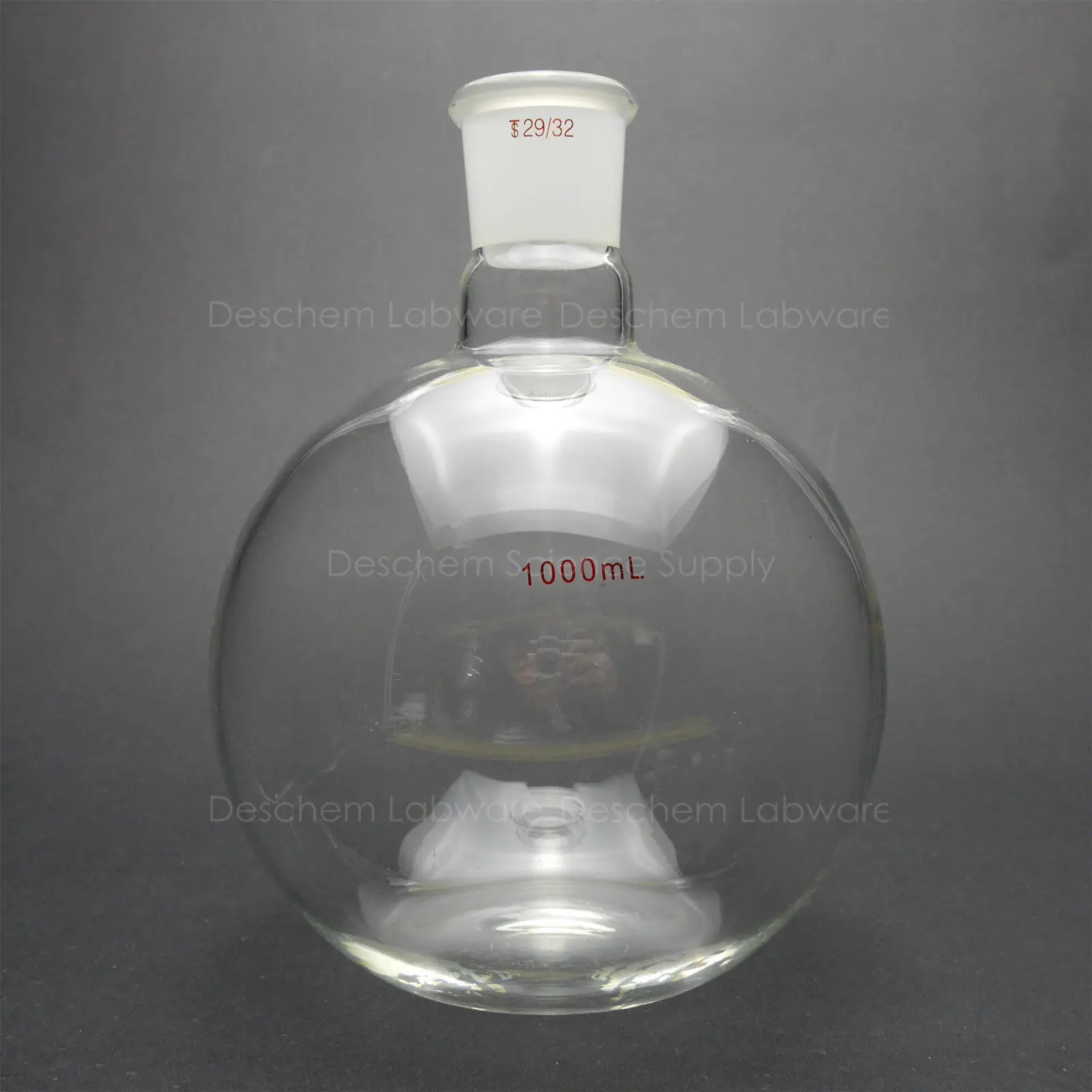 1000 мл 29/32 Sigle Neck стеклянная колба с плоским дном 1 1L лабораторное кипячение Bottle|bottle