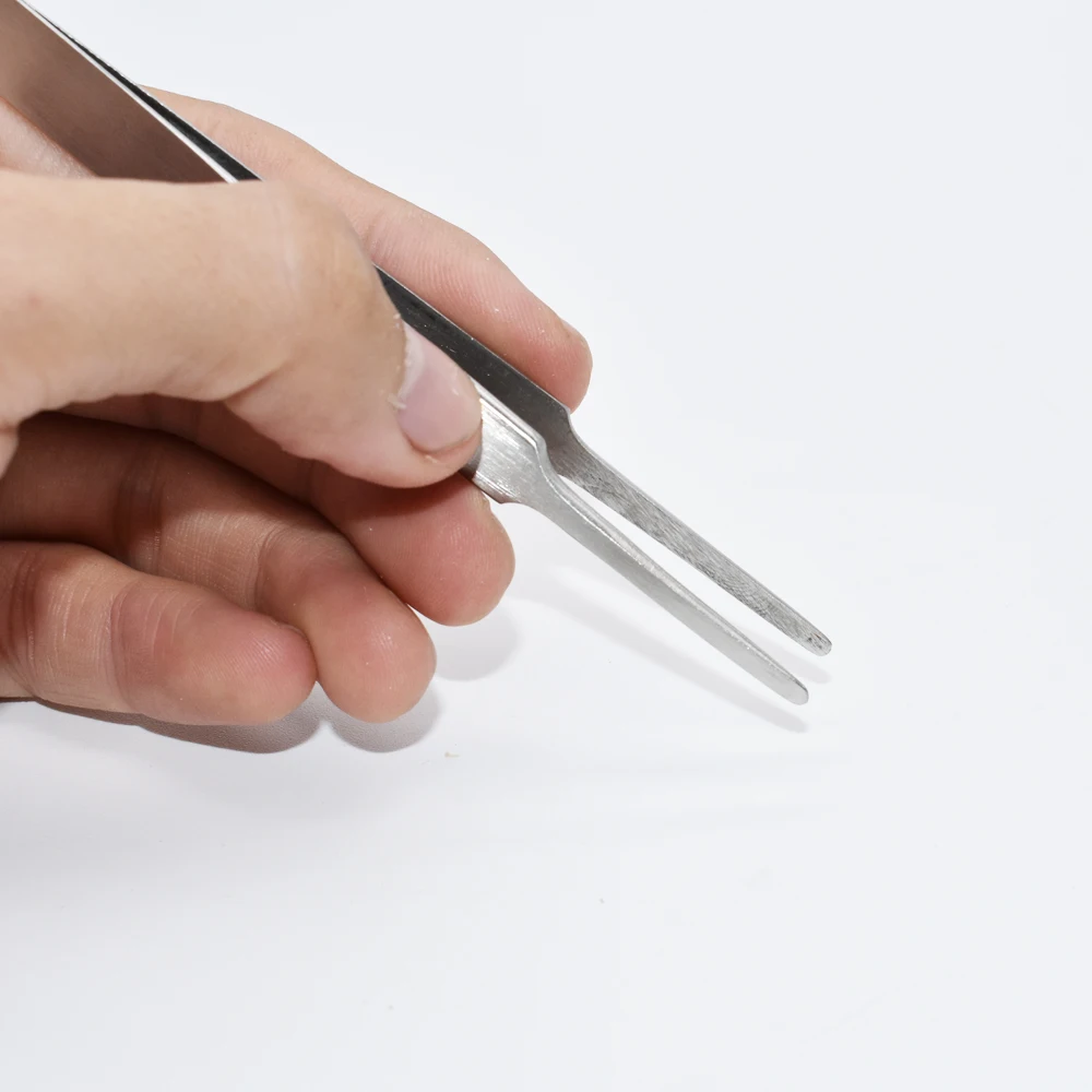 1 шт. пинцет для наращивания накладных ресниц из нержавеющей стали|Плоскогубцы| |