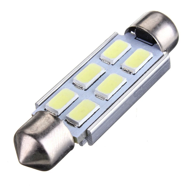2 x белый Canbus 42 мм 5630 SMD 6 светодиодный светильник DC 12 V|Передние LED-фары для авто| |