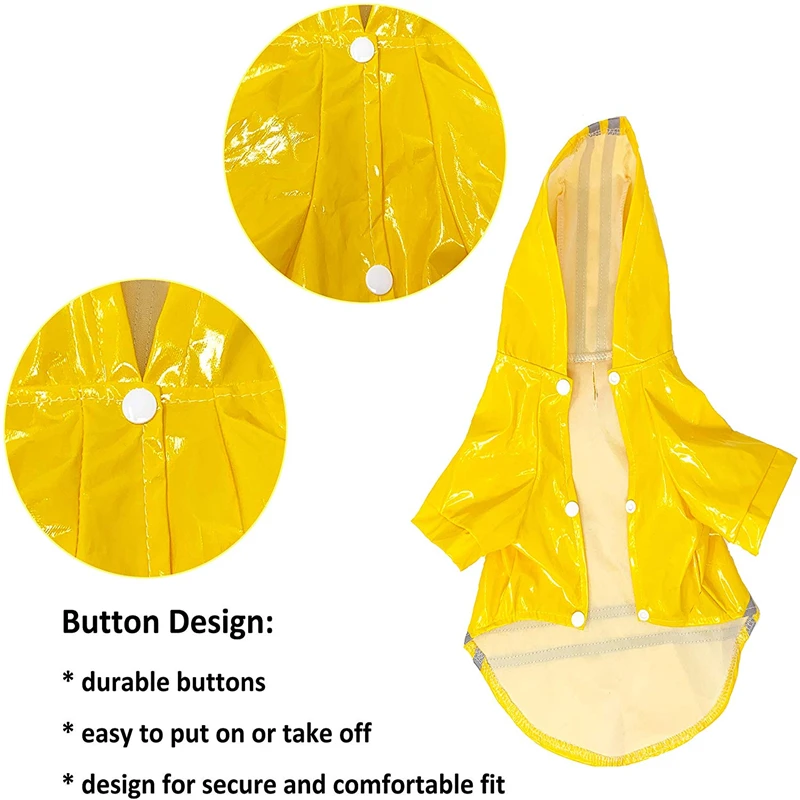 Водонепроницаемая Светоотражающая жилетка для собаки одежда дождевик маленьких