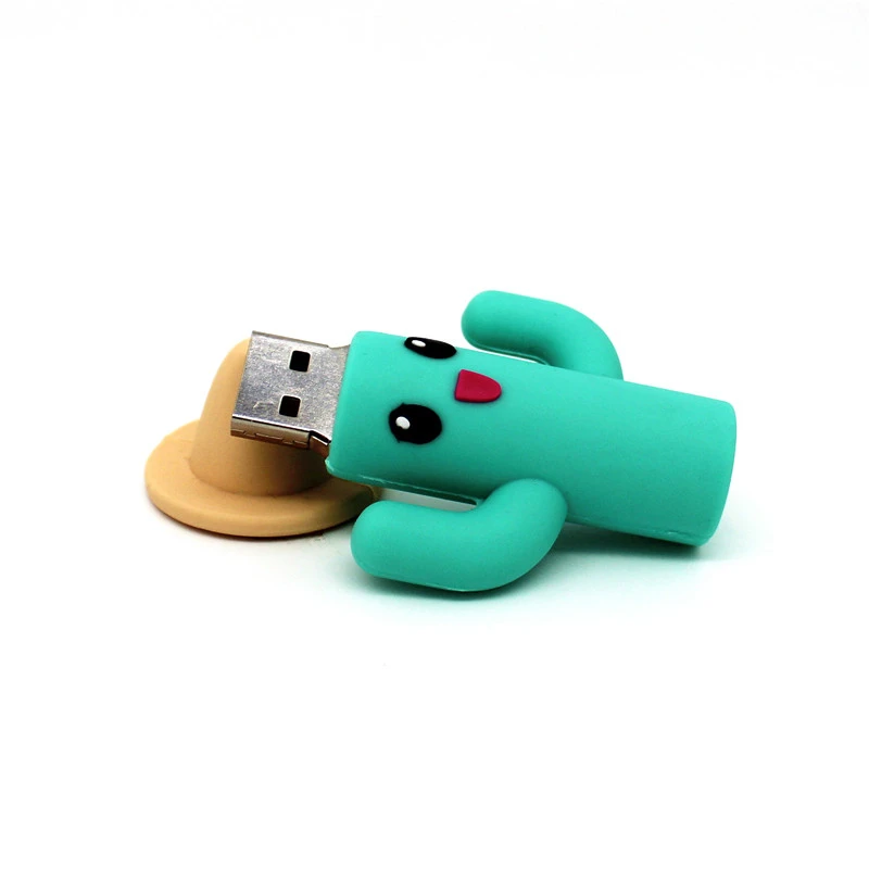 USB флеш накопитель с милым рисунком кактуса 64 ГБ 4 8 16 32 ГБ|USB флэш-накопители| |
