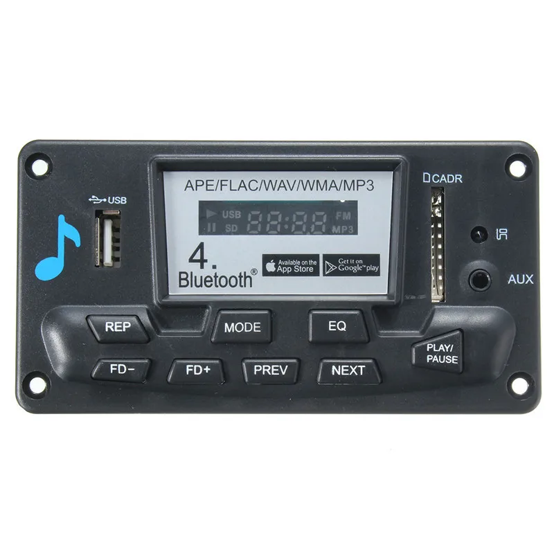 LEORY Профессиональный DAC беспроводной bluetooth12V MP3 декодер плата аудио модуль WMA APE FLAC