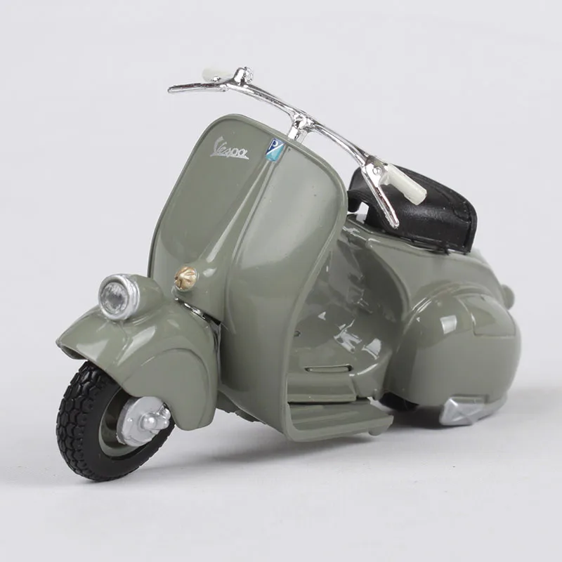 Maisto 1:18 vespa 1946 мотоцикл литой серый сплав модель мотоцикла игрушка для женщин