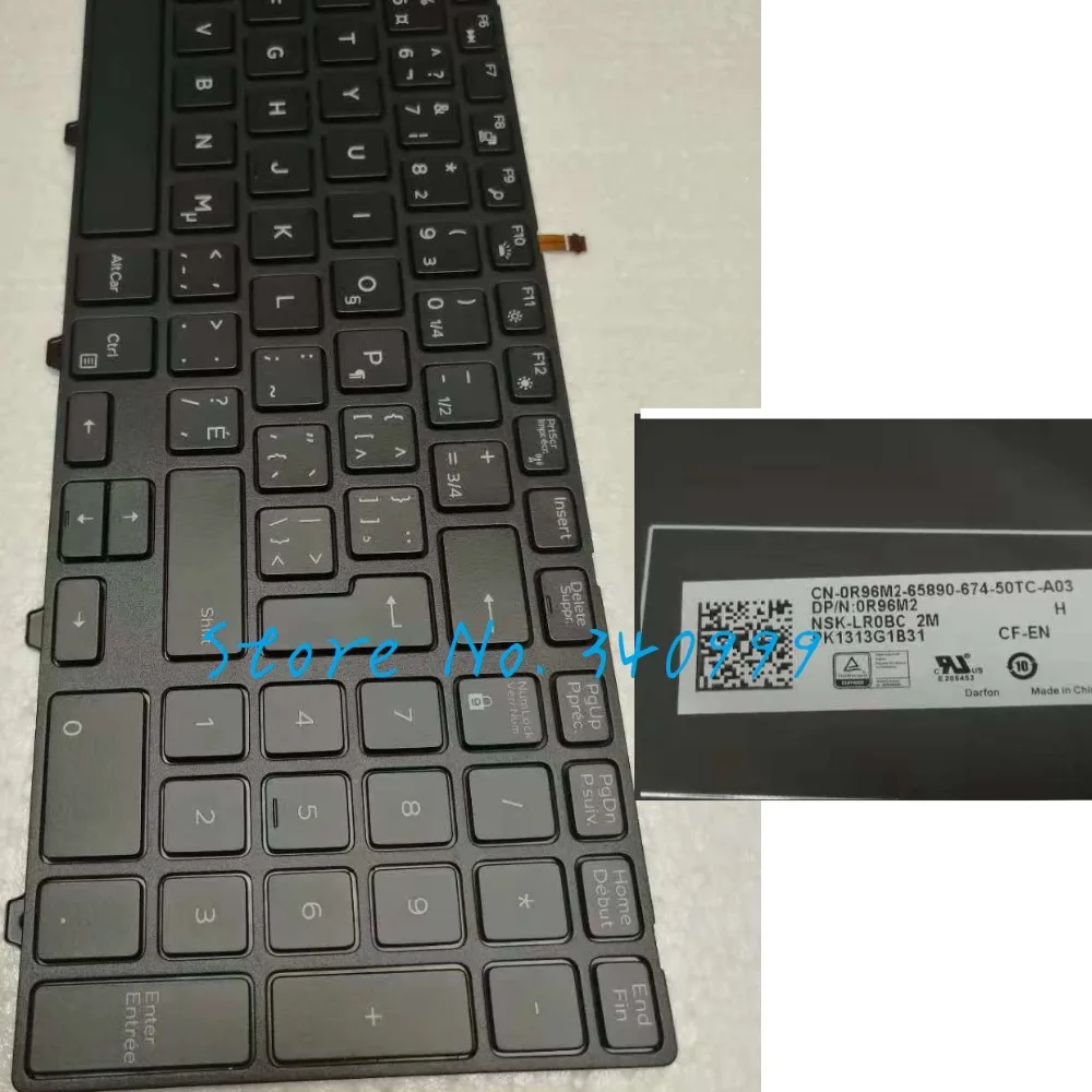 Новинка для Dell Inspiron 15 5000 3551 3552 3555 3558 3559 7557 7559 3565 3567 5559 5566 CF клавиатура с