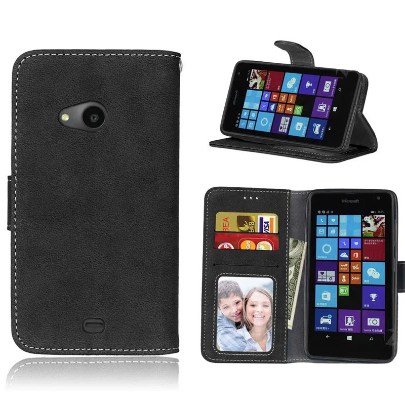 Чехол для Nokia Lumia 535 Роскошный кошелек задняя крышка из искусственной кожи чехол