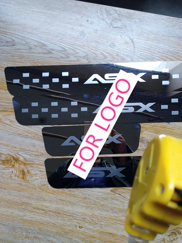 Автомобильный Стайлинг из нержавеющей стали Накладка на порог 4 шт./компл.