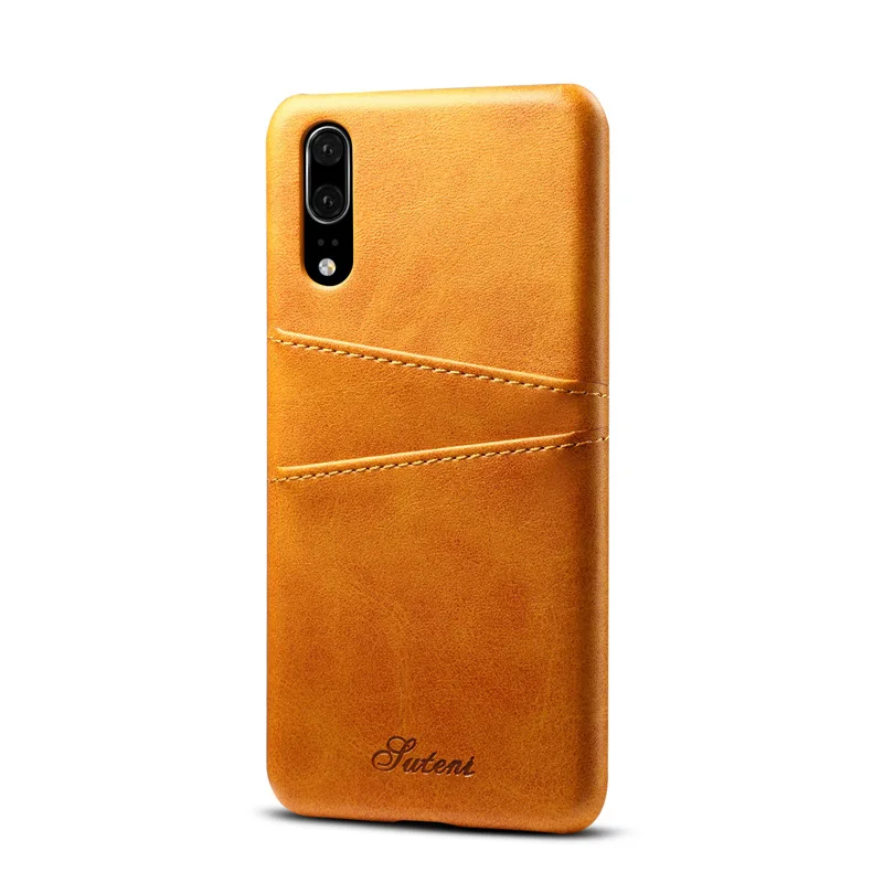 Ascromy For Huawei P20 Pro Wallet Case Slim PU Leather Card ID Slot Holder Back Cover P20Pro Mate 10 Coque |