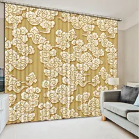 on the window custom 3D curtains Pattern marble curtain Living room bedroom blackout curtains photo home decoration
