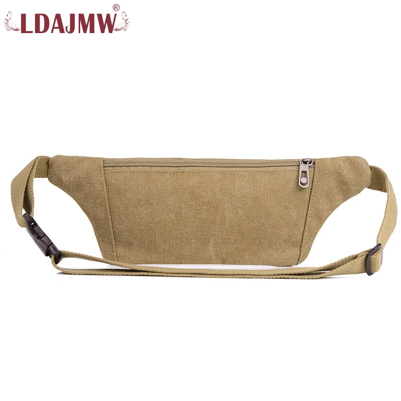 Fashion Leisure Motion Canvas Fanny Pack Waist Bag Pochete Money Belt Celulares Phone Bags Cases For Man Women | Багаж и сумки