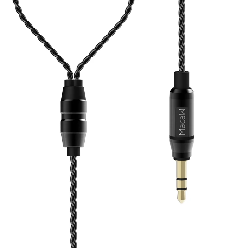 Macaw GT600S двойной драйвер гибридные наушники DJ монитор профессиональные наушники с шумоподавлением наушники съемный кабель Mmcx