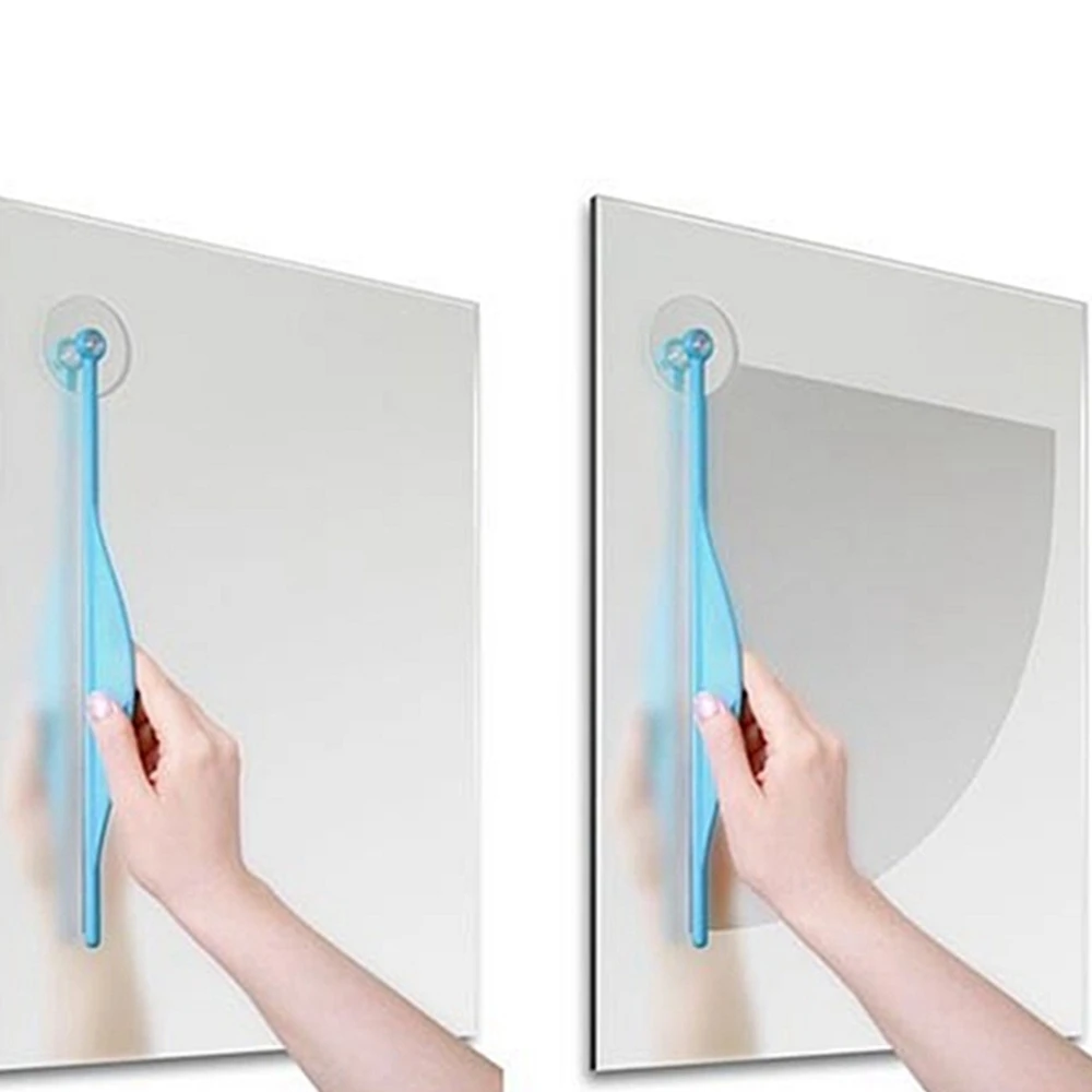 1pc Glass Window Mirror Brush Flat Defog Cleaner Creative Plastic Silicone Bathroom Cleaning Home Squeegee Wiper | Дом и сад