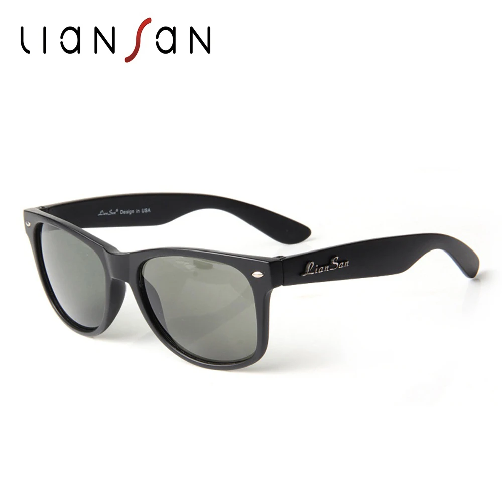 LianSan винтажные Женские квадратные солнцезащитные очки Ретро стиль для женщин и