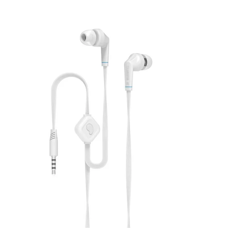 Headphone Piston Noodle Flatline Compatible Basic Earphone Portable IOS Android System Smartphone Super Bass Langsdom JD88 | Электроника