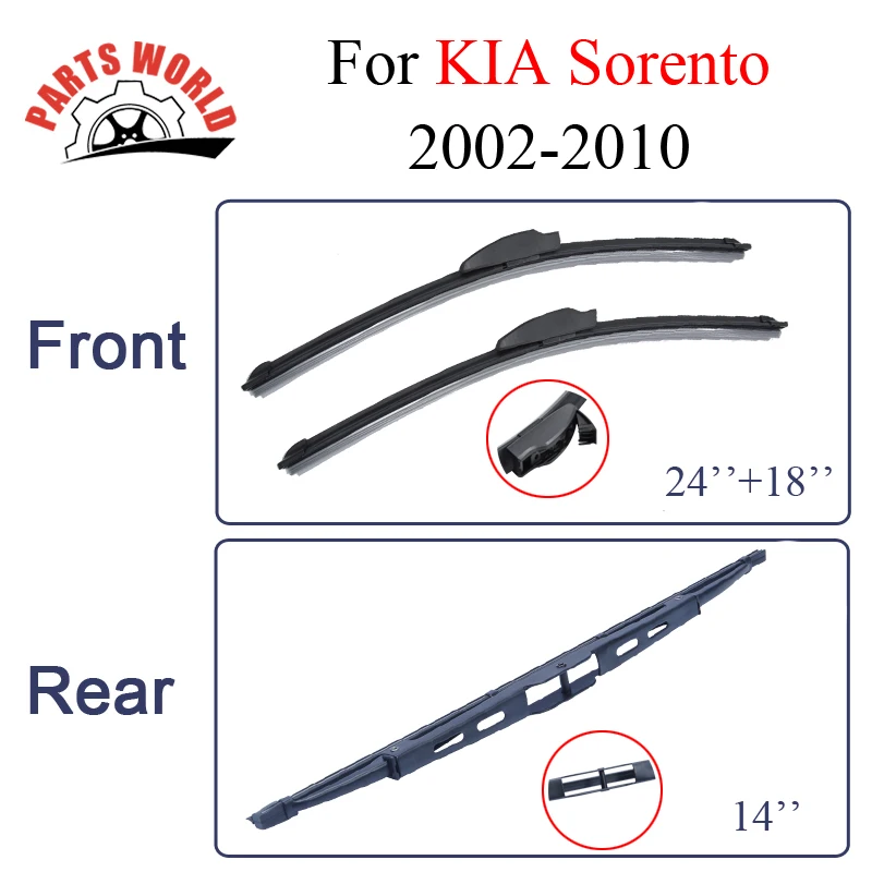 Partsworld автомобильные щетки стеклоочистителя для KIA Sorento 2002-2010 аксессуары лобового