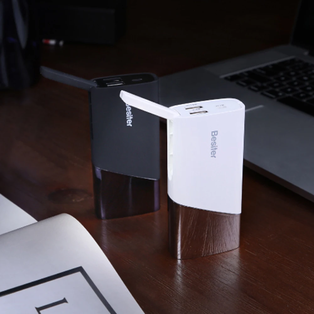 Besiter 5000 мАч Затмение СВЕТОДИОДНЫЕ Лампы Power Bank Емкость Портативный