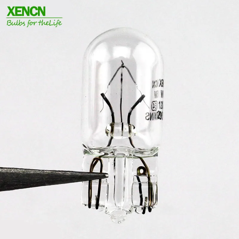 XENCN T10 W5W 12V5W W2.1* 9.5d внутренний светильник, приборная панель, предупреждающий индикатор, лампы, автомобильный светильник, источник, 10 шт