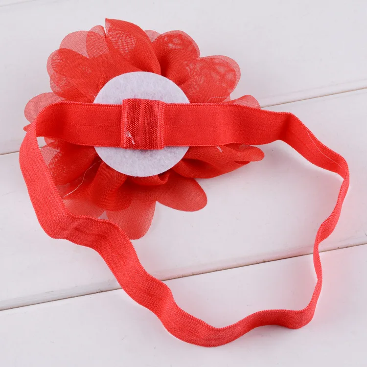 Nishine 1 шт. однотонная эластичная повязка на голову 4 &quot шифоновая лента для волос с