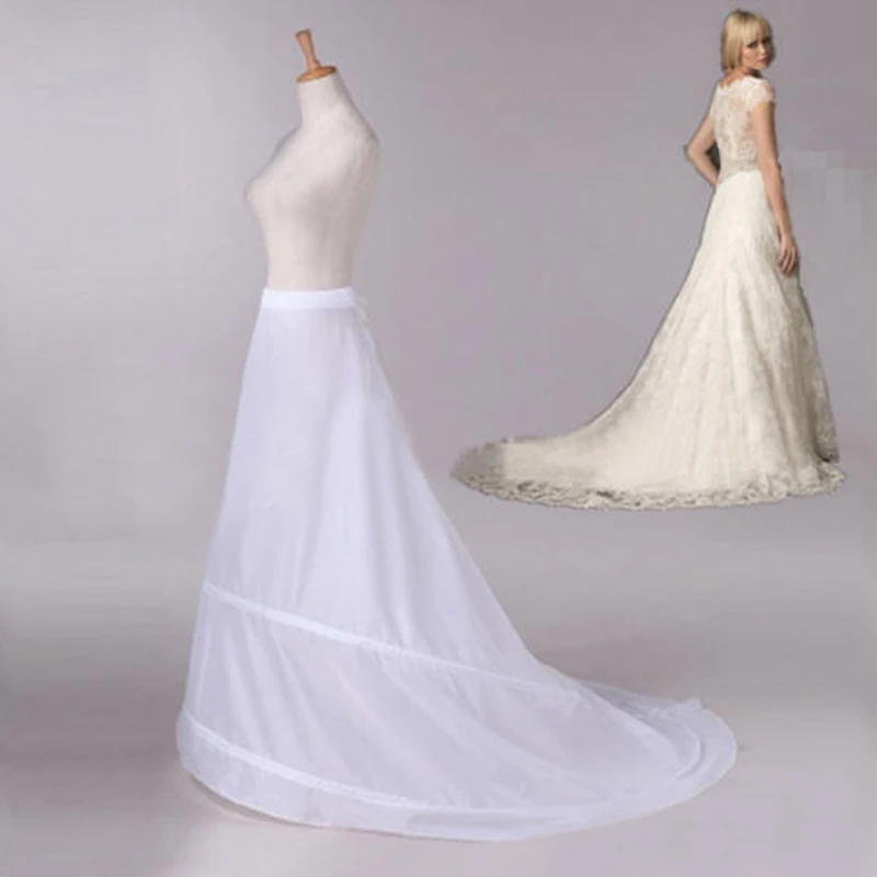 Free Shipping Wedding Accessories Mermaid Petticoats 2 hoops Underskirt Crinoline Bridal Tulle Elastic waist sizes In stock |