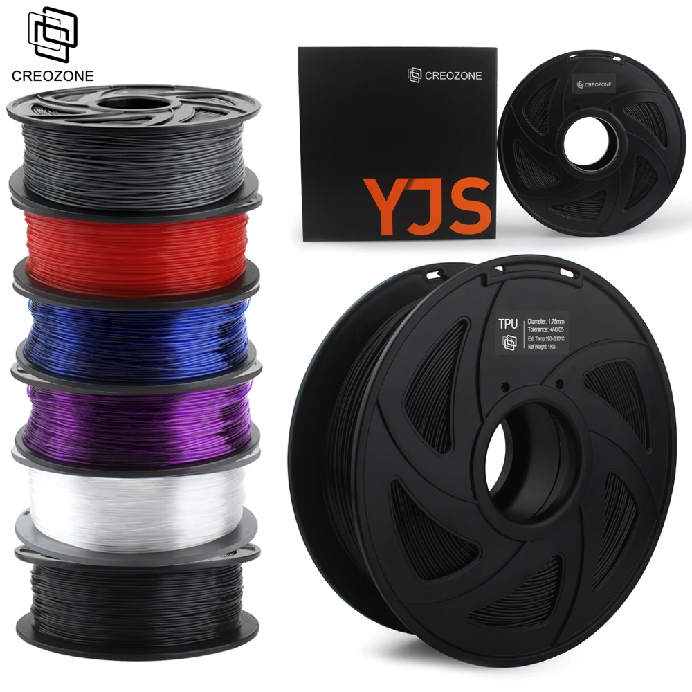 CREOZONE 3D принтерный филамент 1,75 мм 1 кг PLA ABS Нейлон Дерево TPU PETG Карбон ASA PP PC Пластиковая печать.