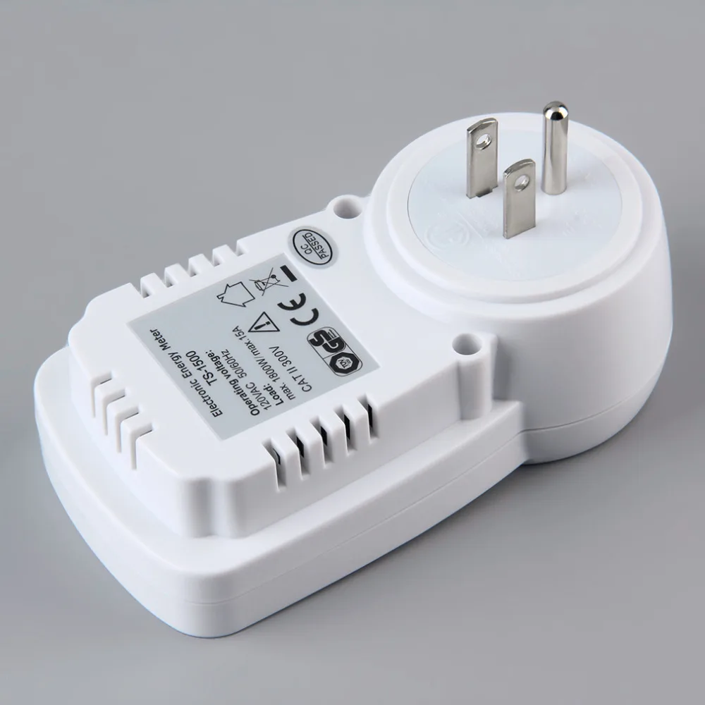 TS 1500 электронный измеритель энергии ЖК монитор подключаемый счетчик