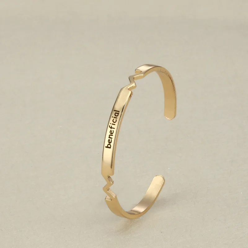 Серебряный золотой барный браслет на заказ с именем медный оригинальный