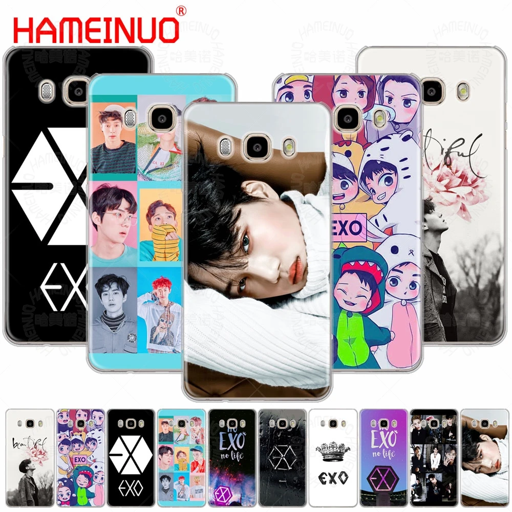 HAMEINUO Kpop exo чехол на удачу для телефона Samsung Galaxy J1 J2 J3 J5 J7 MINI ACE 2016 2015 prime|Бамперы| |