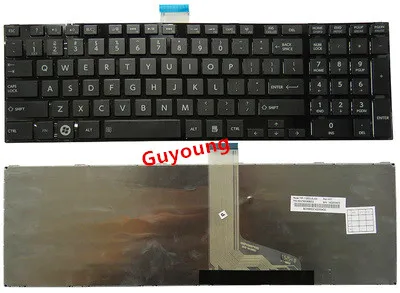 Клавиатура для ноутбука США TOSHIBA SATELLITE C850 C855D C850D C855 C870 C870D C875 C875D L875 L875D английская