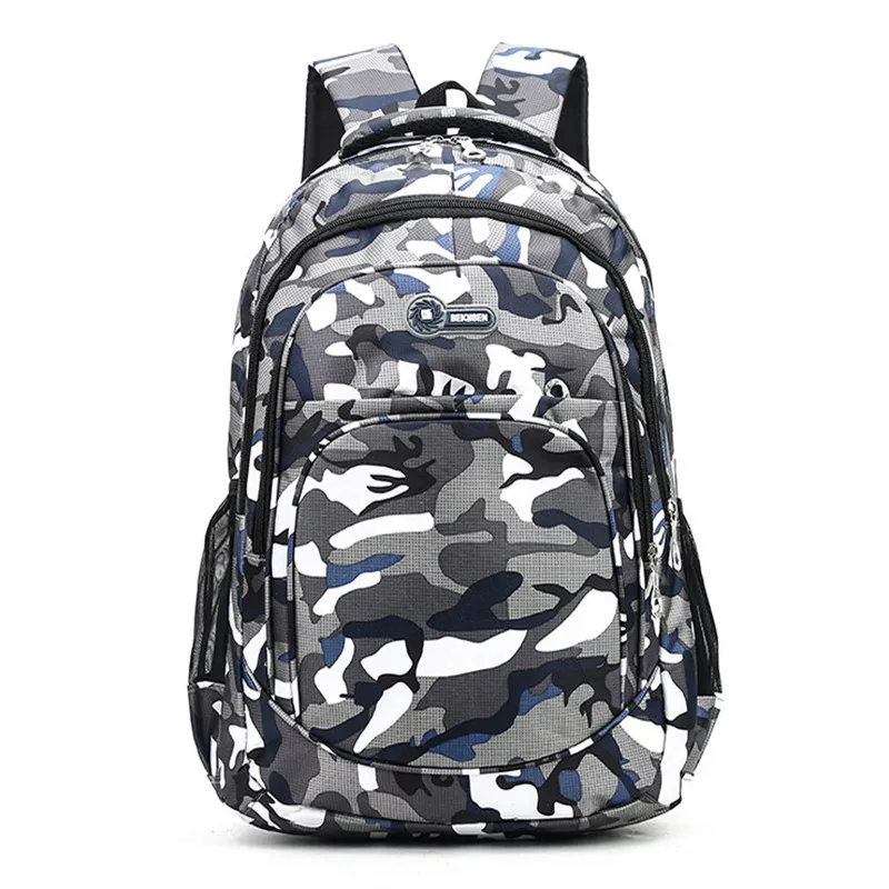 2 Sizes Camouflage Waterproof School Bags for Girls Boys Orthopedic Children Backpack Kids Book Bag Mochila Escolar Schoolbag