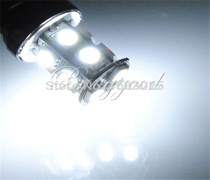 1 шт. T20 W21/5 Вт 7443 13 SMD DC12V 5050 светодиодный чистый белый автомобильный светильник