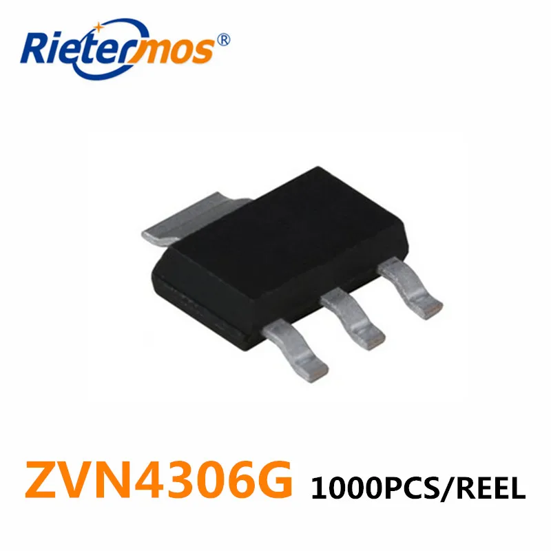 

1000PCS ZVN4306G ZVN4306 4306 ZVN4306GTA SOT223 N-CHANNEL 60V2.1A