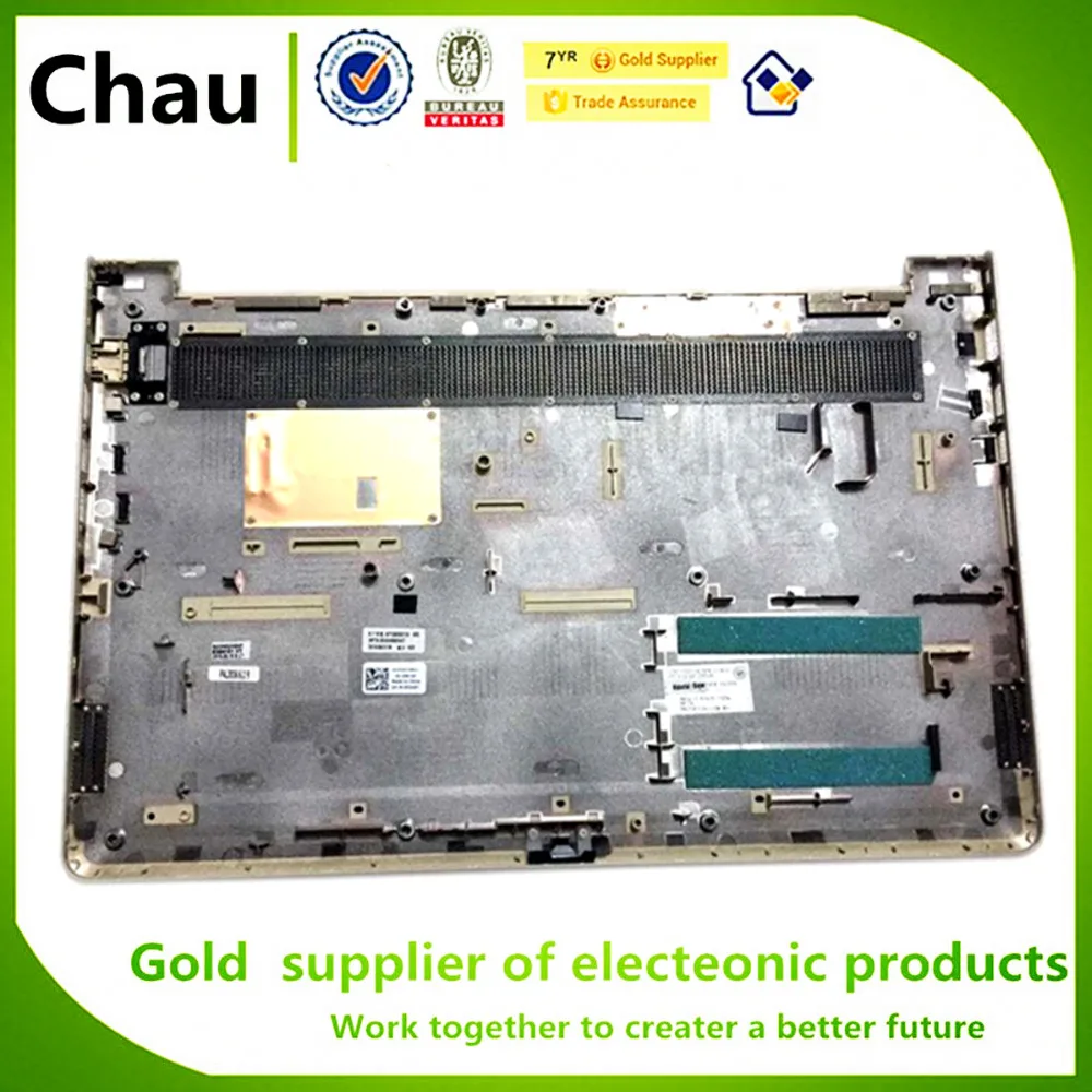 Новая Нижняя крышка в сборе для Dell Vostro 15 5568 V5568 0JD9FG серая/Золотая 0PD6VX без резиновой