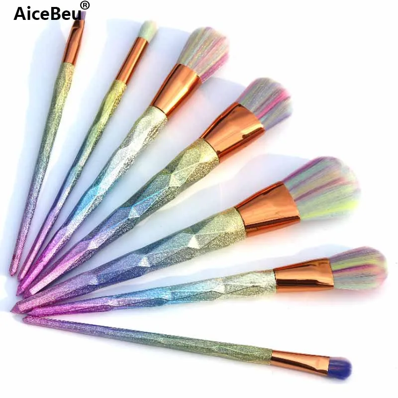 AiceBeu 7-11 шт. алмазные кисти для макияжа набор кистей лица косметическое средство