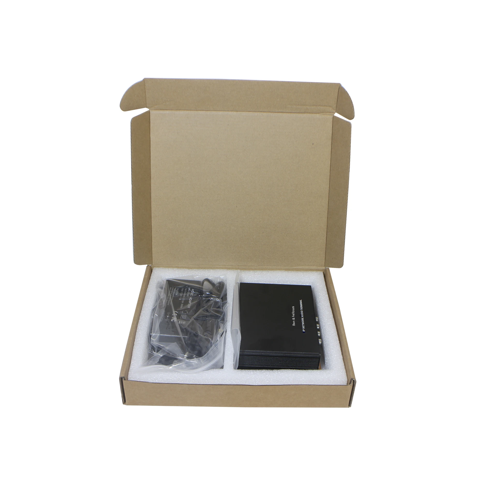 Настенный Сетевой терминал с встроенным цифровым усилителем система IP PA 2*30 Вт