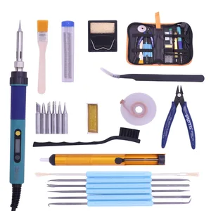 Электрический паяльник CXG 936d с регулируемой температурой, со светодиодной вилкой для ЕС, паяльная станция с внутренним нагревом 220 в 60 Вт