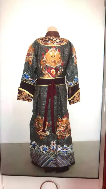 Зимний дизайн династии Цин принц официальный костюм Hanfu для ТВ-игра bubujingxin Великолепная вышивка мужской костюм только без шляпы