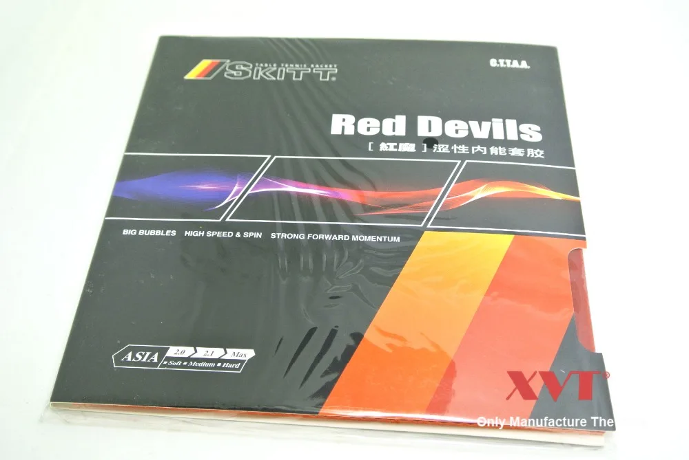 Губка для пинг-понга SKITT Red Devils немецкая губка не липкая Резина настольного