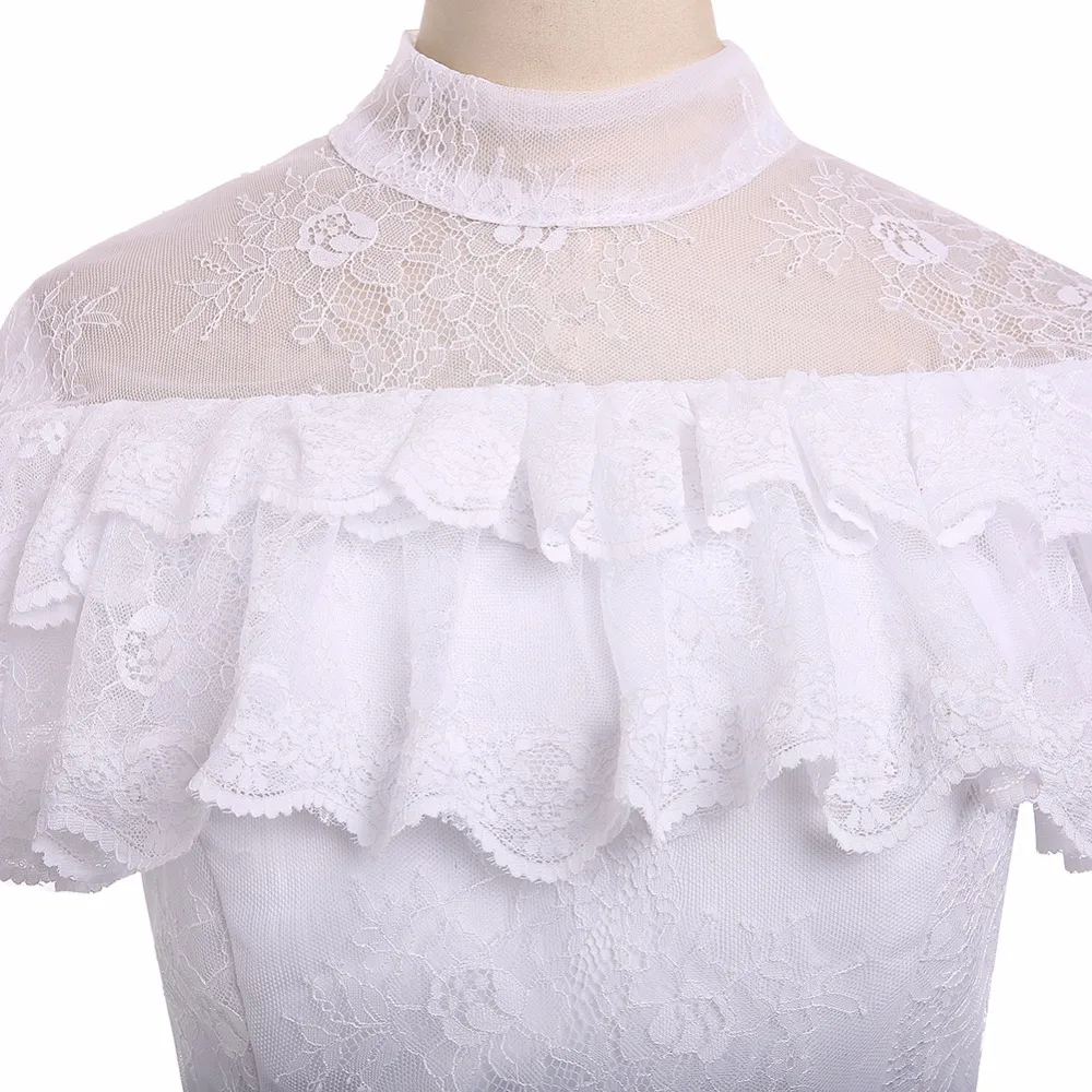 YUNUO новый стиль женские винтажные кружевные белые свадебные платья 2021 Vestido De Noiva с