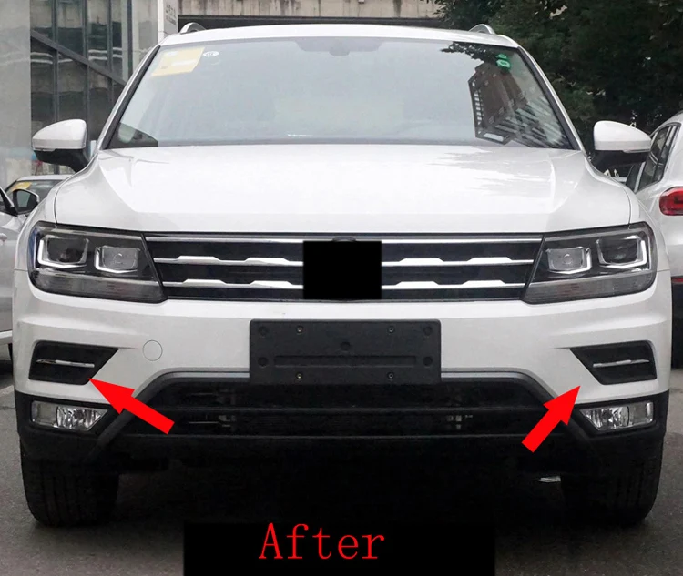Автомобильный Стайлинг для Фольксваген Tiguan mk2 2016 2017 2018 передняя противотуманная