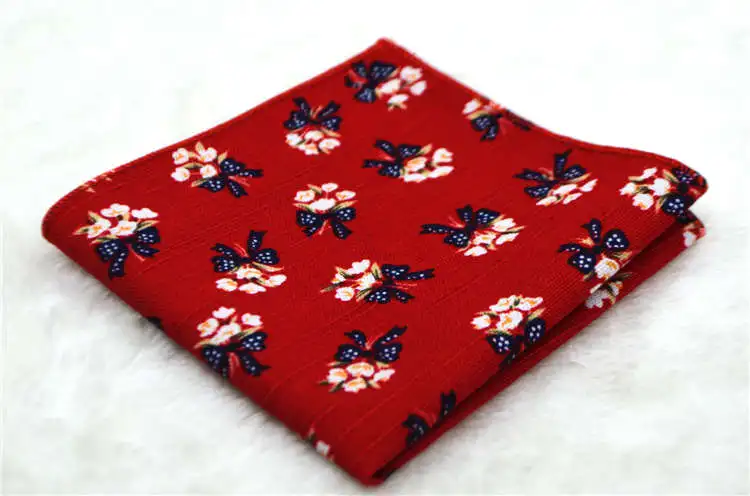 Цветочные Платки Винтажные льняные носовые платки с рисунком пейсли мужские