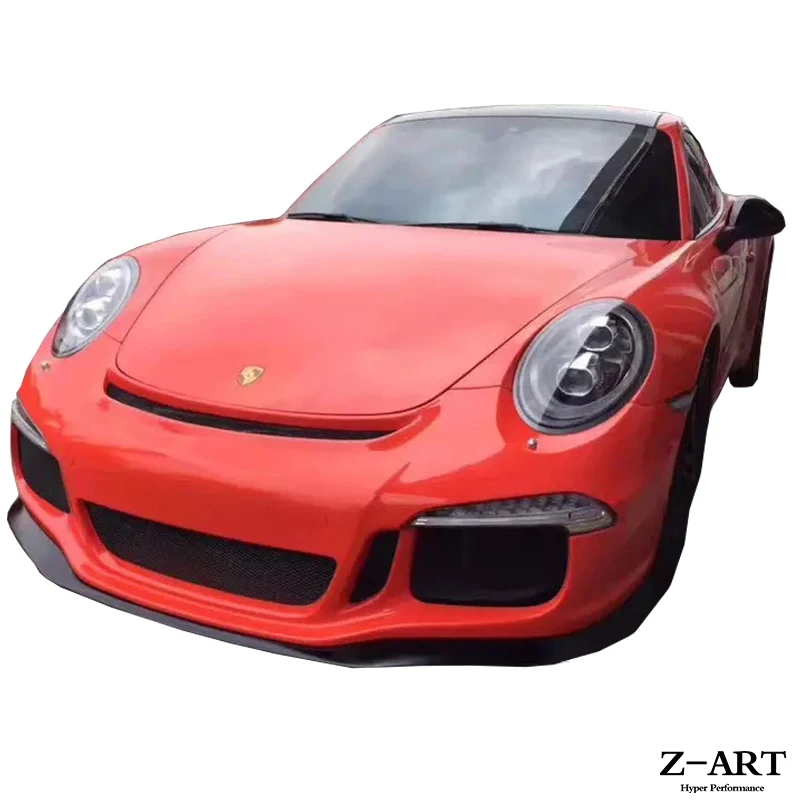 Z ART подтяжки лица переднего бампера для Porsche 911 2012 2015 PP GT3 991 тюнинг пакет 1|front bumper|body