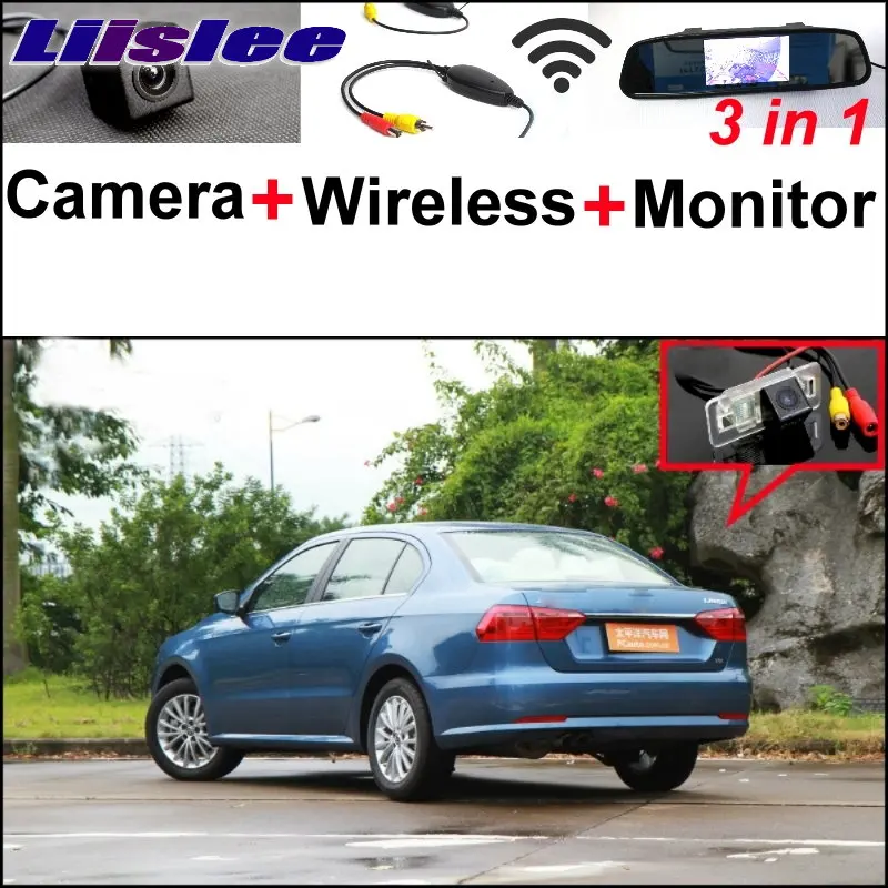Liislee 3 in1 специальные Камера + Беспроводной приемник зеркальный монитор легко DIY