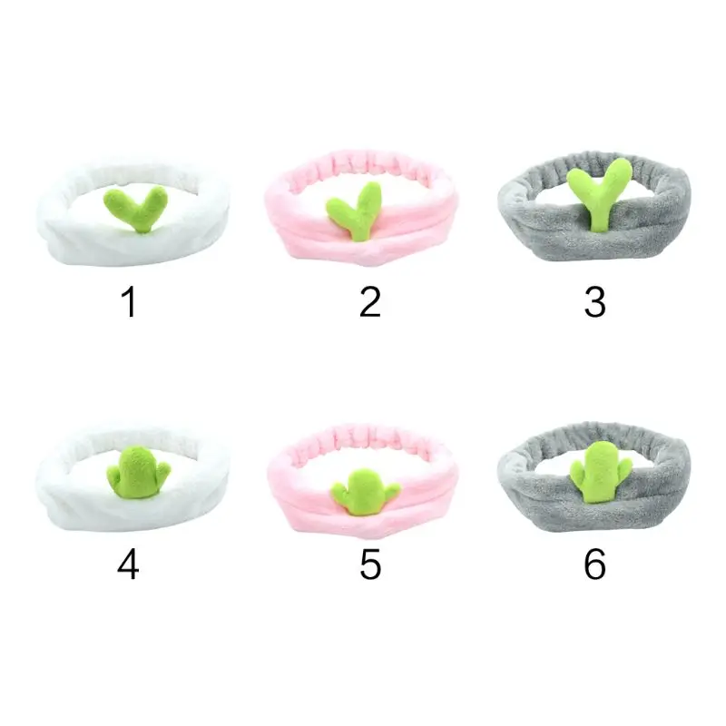 6 стилей Для женщин и девочек из мягкого плюша Душ макияж широкая лента для волос