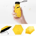 Складной мини-зонт, плоский легкий зонтик от солнца, портативный карманный, для мужчин и женщин, зонтик пластиковый для пар