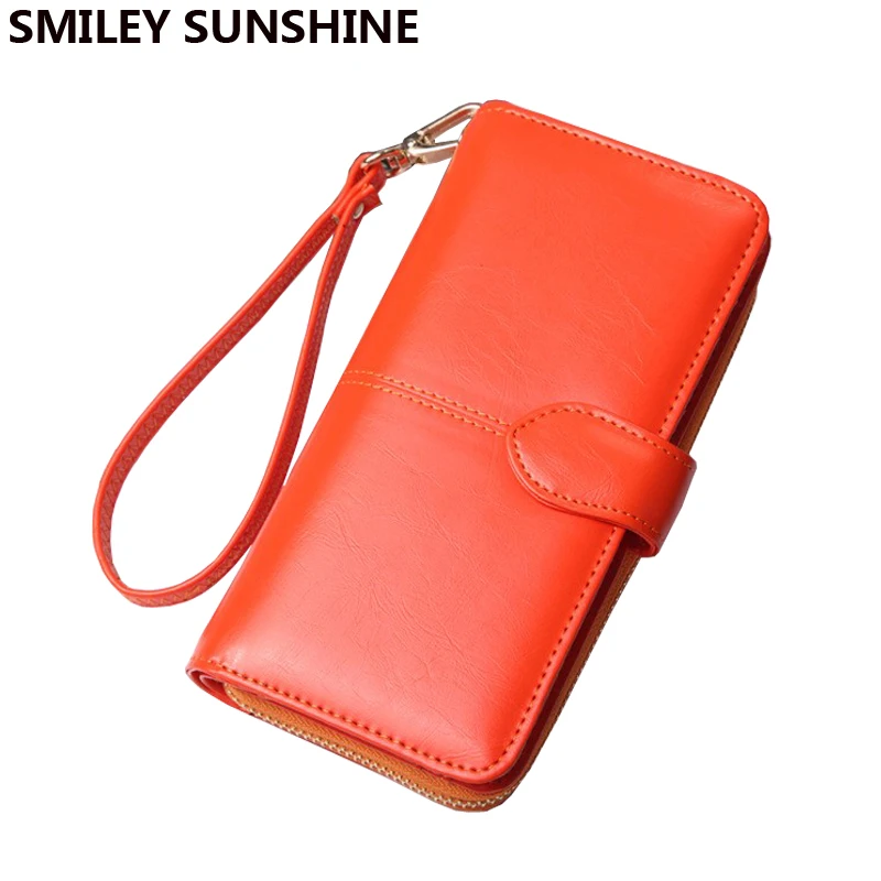 SMILEY SUNSHINE, модные женские кошельки, лакированная кожа, кошелек, женский браслет, длинный клатч, кошельки для женщин, большой кошелек, портфель