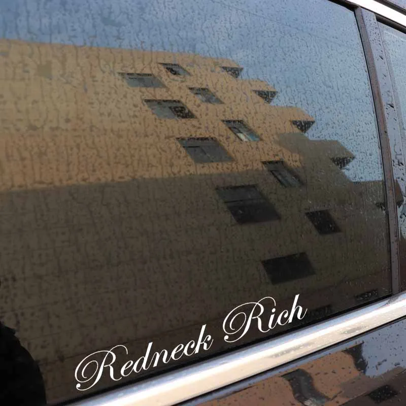 YJZT 16 см * 2 Redneck богатая виниловая наклейка автомобильная дизель турбо Boost грузовик