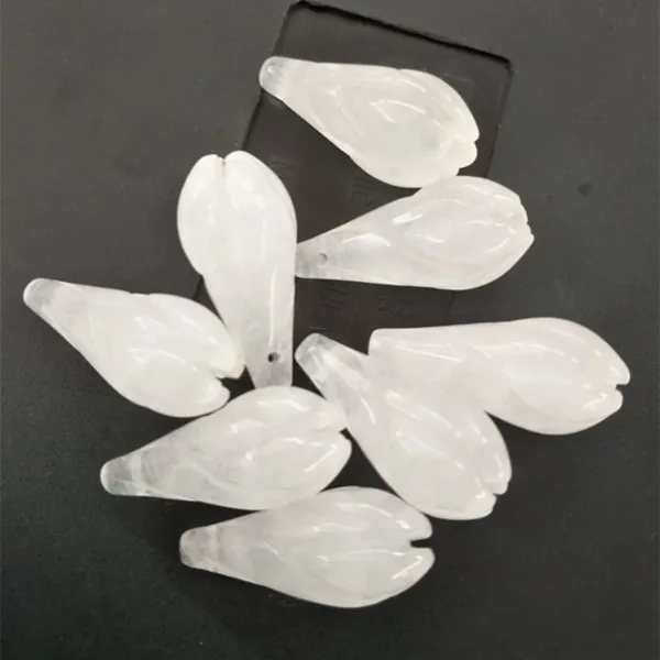 5 шт./партия подвески с натуральным камнем бутон цветами алебастр для уникального